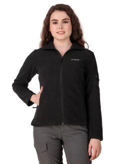 Columbia Women Black Fast Trek Ii Jackets