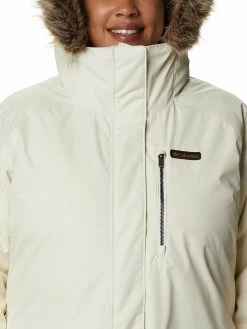 Columbia Women White Full Sleeve Suttle Mountain Long Insulated Jacket -Columbia Shop a449834WR0885 191 6