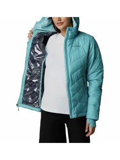 Columbia Women Green Full Sleeve Heavenly Hdd Jacket -Columbia Shop afef834WL0010 363 4