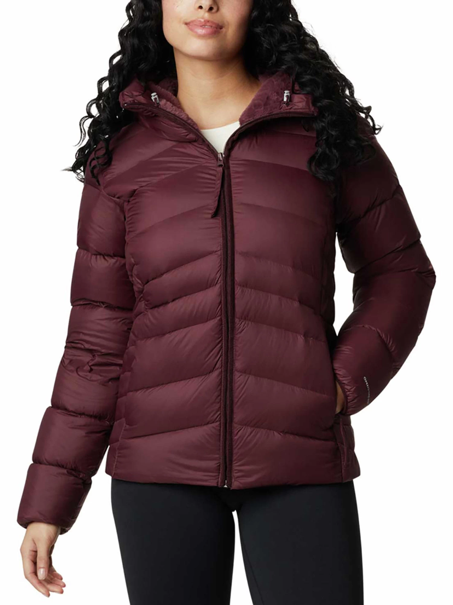 Columbia Women Red Autumn Park Down Hooded Jacket 3 Columbia Women Red Autumn Park Down Hooded Jacket