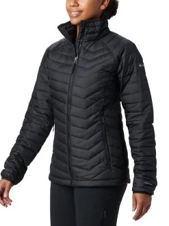 Columbia Women Black Powder Lite Jacket