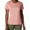 Columbia Women Peach Hike Short Sleeve Crew T-Shirt -Columbia Shop b581ae3AR9805 879 1