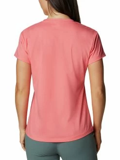 Columbia Women Pink Sun Trek Short Sleeve T-Shirt -Columbia Shop c79fae3AL2968 699 4