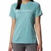 Columbia Women Green W Zero Rules Graphic Crew T-Shirt -Columbia Shop c8ecae3AR5546 363 1