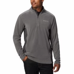 Columbia Klamath Range II Half Zip Fleecepullover Grau/schwarz
