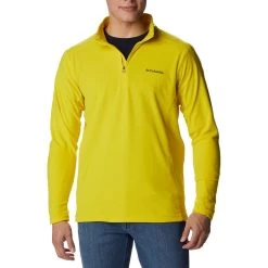 Columbia Klamath Range II Half Zip Fleecepullover Gelb