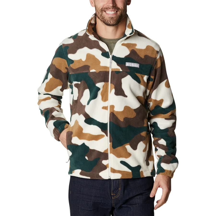 Columbia Steens Mountain Printed Fleecepullover Weiß/braun 3 Columbia Steens Mountain Printed Fleecepullover Weiß/braun