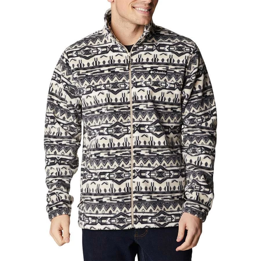 Columbia Steens Mountain Printed Fleecepullover Braun/weiß 3 Columbia Steens Mountain Printed Fleecepullover Braun/weiß