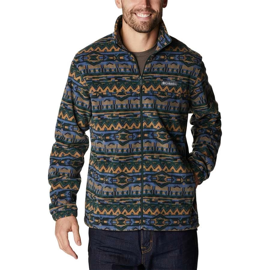 Columbia Steens Mountain Printed Fleecepullover Braun/blau 3 Columbia Steens Mountain Printed Fleecepullover Braun/blau