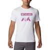 Columbia Zero Rules Graphic T-Shirt Weiß/Logo Lila