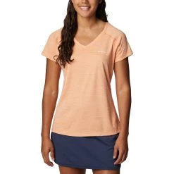 Columbia Zero Rules Damen T-Shirt Lachsorange