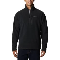 Columbia Fast Trek III Half Zip Fleecepullover Schwarz