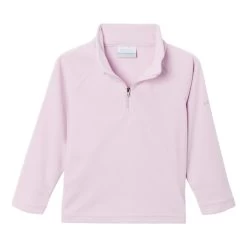Columbia Glacial Half Zip Kinder Fleecepullover Hellrosa