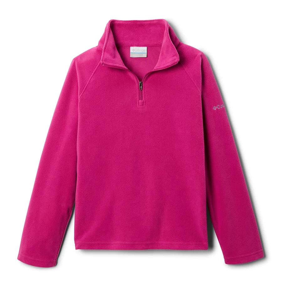 Columbia Glacial Half Zip Kinder Fleecepullover Fuchsia 3 Columbia Glacial Half Zip Kinder Fleecepullover Fuchsia