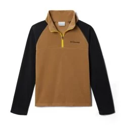 Columbia Glacial Half Zip Kinder Fleecepullover Braun/schwarz