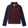 Columbia Glacial Half Zip Kinder Fleecepullover Granatrot/marineblau -Columbia Shop cl 1557965 521 001
