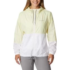 Columbia Flash Forward Damen Outdoorjacke Leicht Hellgelb/weiß