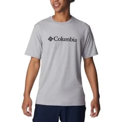 Columbia CSC Basic Logo T-Shirt Grau/Logo/schwarz