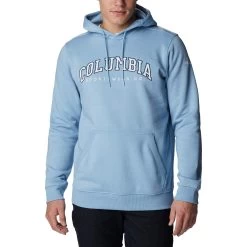 Columbia CSC Basic Logo II Hoodie Himmelblau/Logo Weiß