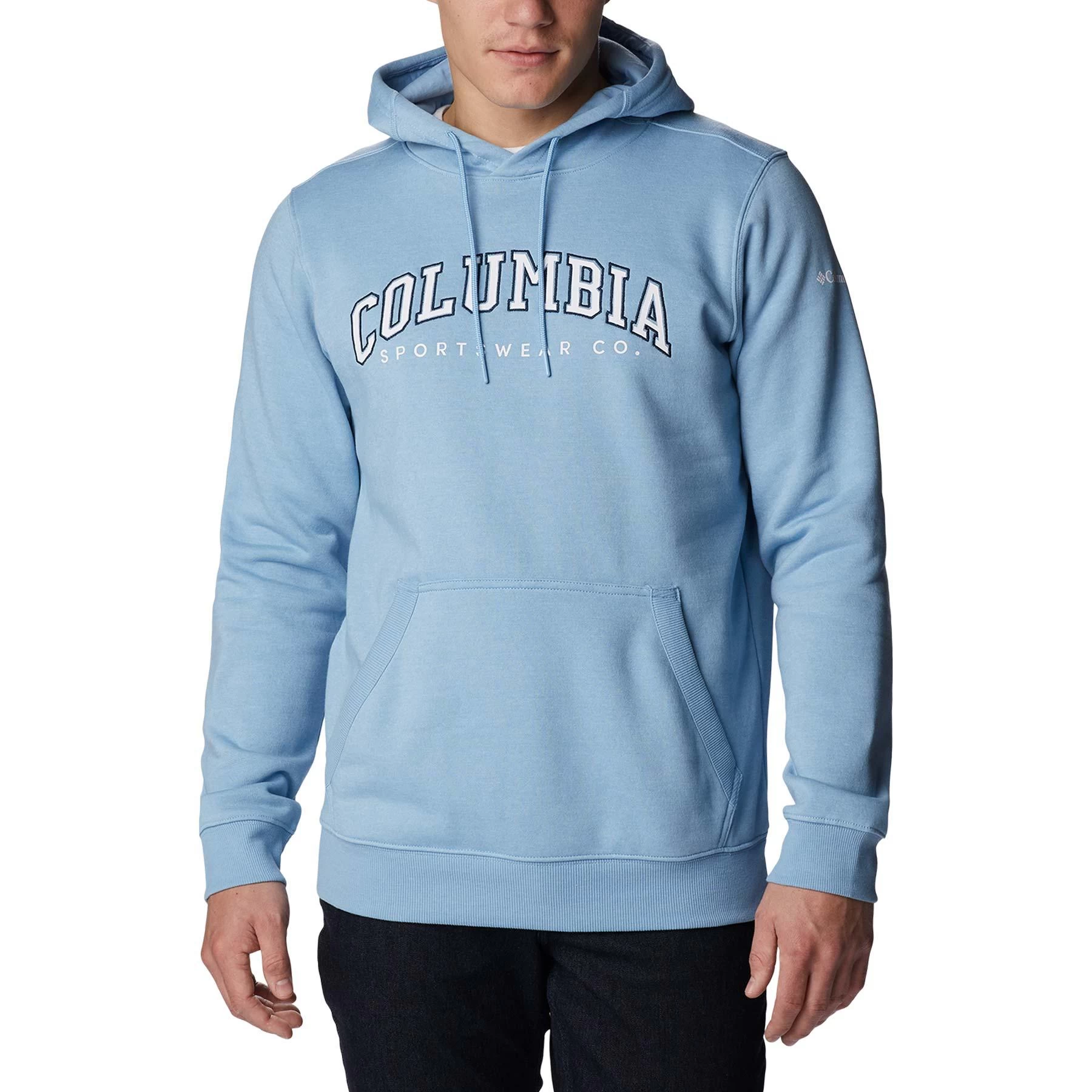 Columbia CSC Basic Logo II Hoodie Himmelblau/Logo Weiß 3 Columbia CSC Basic Logo II Hoodie Himmelblau/Logo Weiß