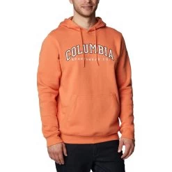 Columbia CSC Basic Logo II Hoodie Orange/Logo Weiß