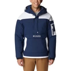 Columbia Challenger Pullover Sweatjacke Meeresblau/weiß