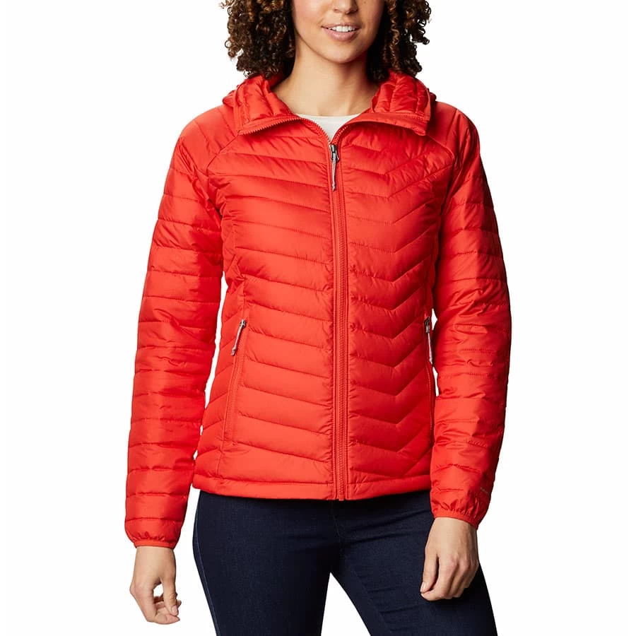 Columbia Powder Lite Damen Kapuzenjacke Orange 3 Columbia Powder Lite Damen Kapuzenjacke Orange