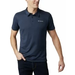 Columbia Triple Canyon Poloshirt Marineblau/grau