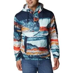Columbia Challenger Leichte Jacke Blau/rot/orange