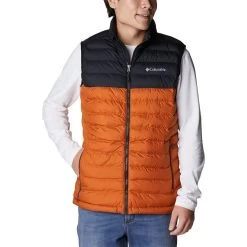 Columbia Powder Lite Weste Orange/schwarz