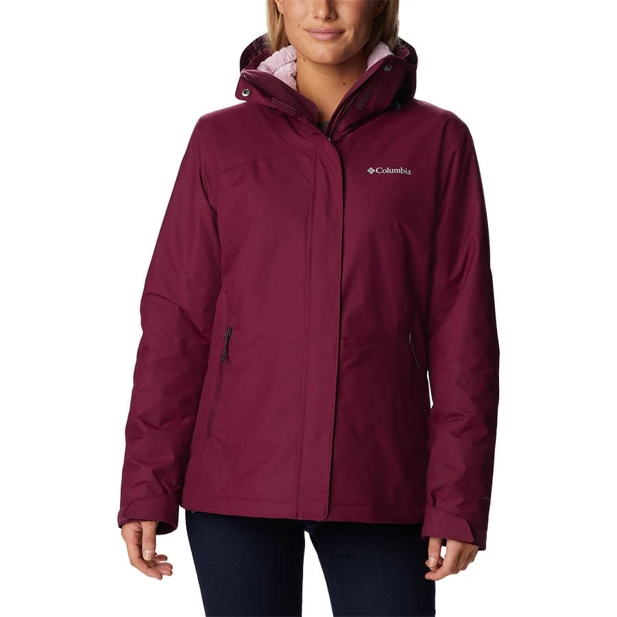 Columbia Bugaboo II Interchange Damen Outdoorjacke Granatrot