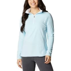 Columbia Glacial Fleece IV 1/2 Zip Damen Fleecepullover Hellblau