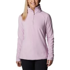 Columbia Glacial Fleece IV 1/2 Zip Damen Fleecepullover Hellrosa
