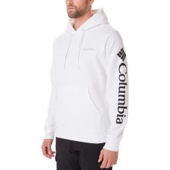 Kapuzenpullover Columbia Viewmont II Sleeve Weiß/schwarz