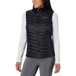 Columbia Powder Pass Damen Weste Schwarz
