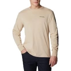 Columbia North Cascades Sleeve Langarmshirt Cremeweiß