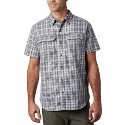 Columbia Silver Ridge 2.0 Multi Plaid Hemd Kurzarm Grau/schwarz