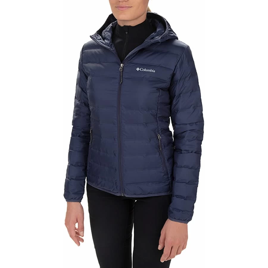 Jacke Columbia Lake 22 Down Hooded Dunkelblau Damen 3 Jacke Columbia Lake 22 Down Hooded Dunkelblau Damen