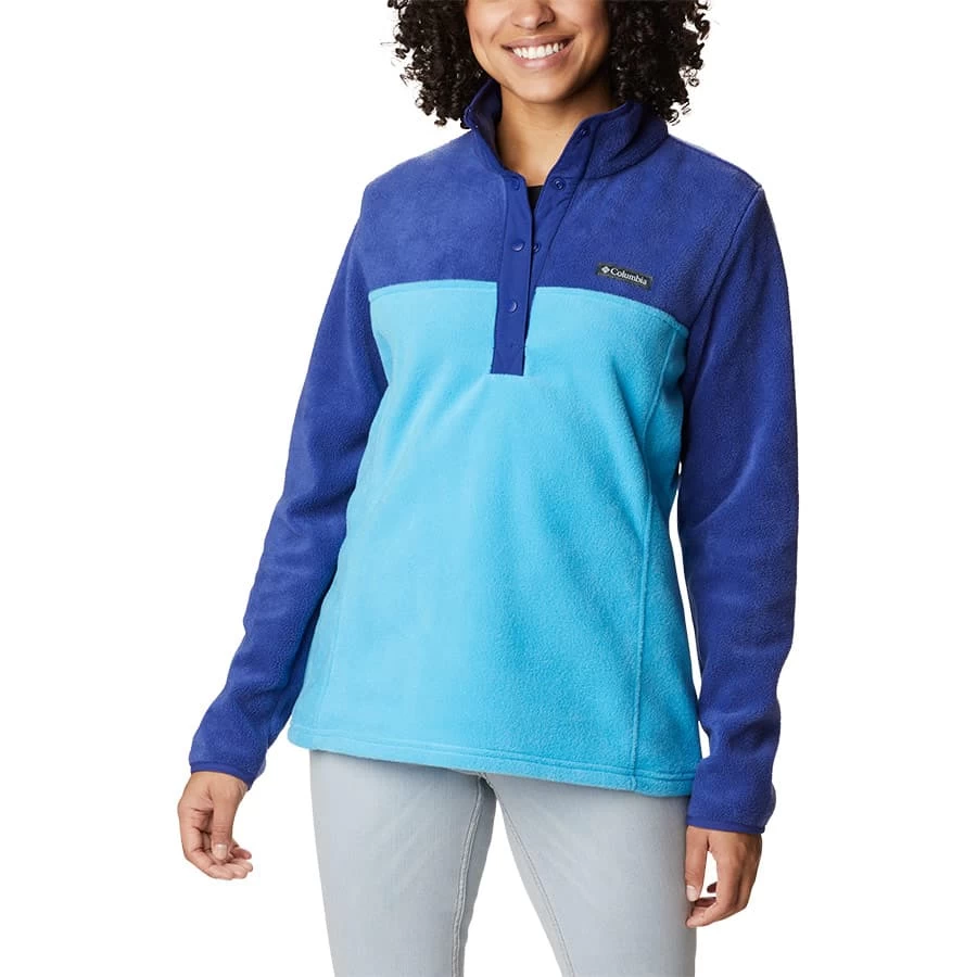 Columbia Benton Springs 1/2 Snap Pullover Fleecepullover Blau 3 Columbia Benton Springs 1/2 Snap Pullover Fleecepullover Blau