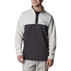 Columbia Steens Mountain Fleecepullover Weiß/dunkelbraun