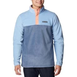 Columbia Steens Mountain Fleecepullover Himmelblau/lila-blau/orange