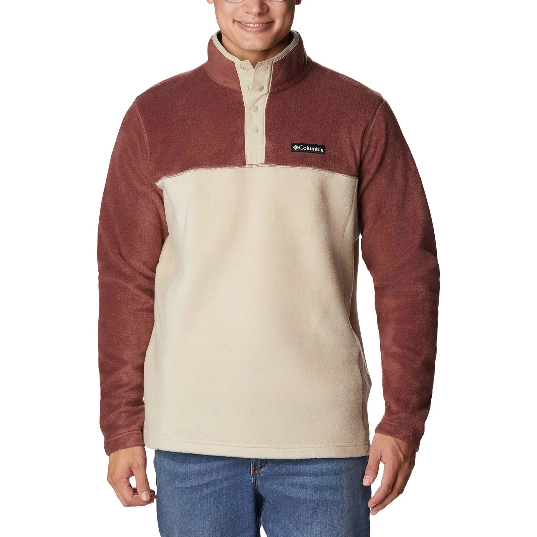 Columbia Steens Mountain Fleecepullover Granatrot/hellrosa 3 Columbia Steens Mountain Fleecepullover Granatrot/hellrosa