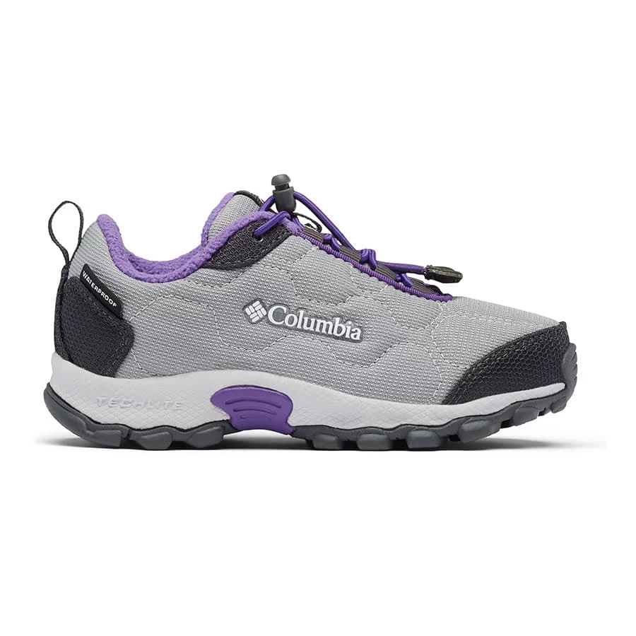 Columbia Firecamp Sledder 3 Waterproof Kinder Schuhe Hellgrau/lila/schwarz 3 Columbia Firecamp Sledder 3 Waterproof Kinder Schuhe Hellgrau/lila/schwarz