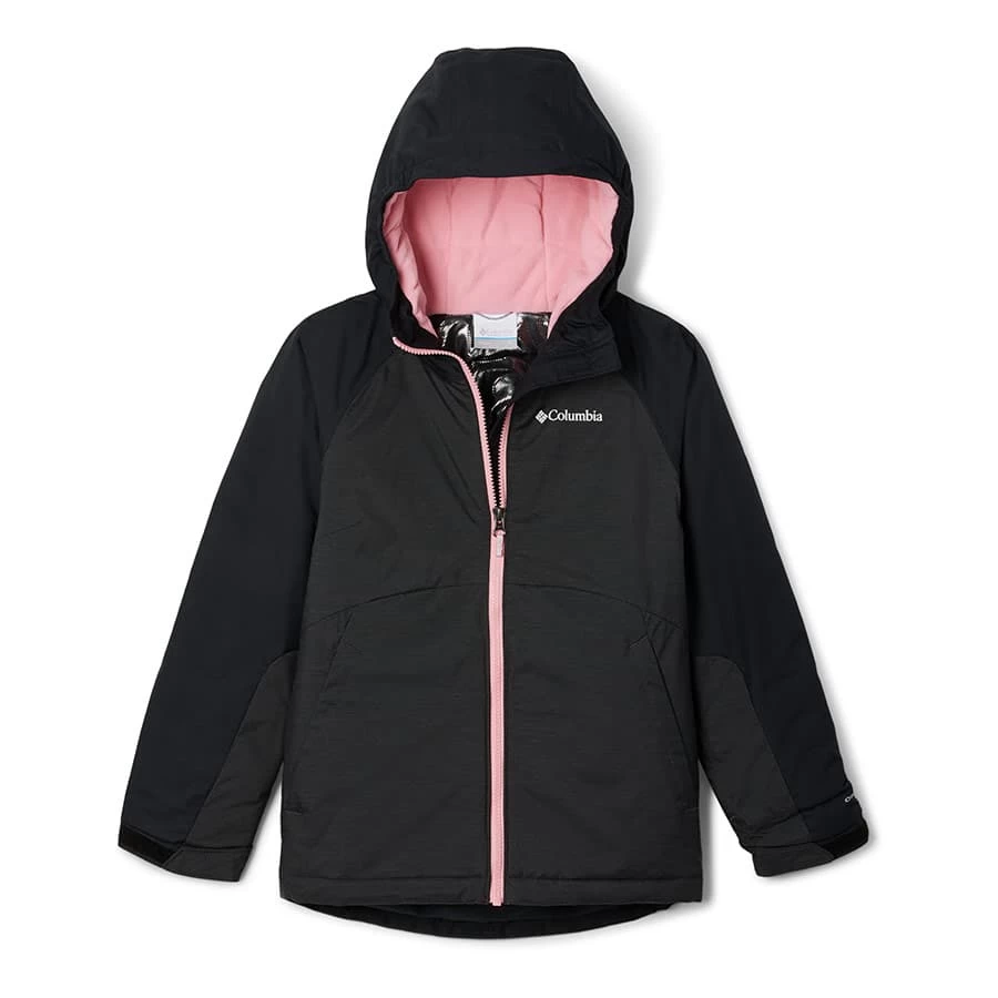 Columbia Alpine Action II Kinder Outdoorjacke Schwarz/rosa 3 Columbia Alpine Action II Kinder Outdoorjacke Schwarz/rosa