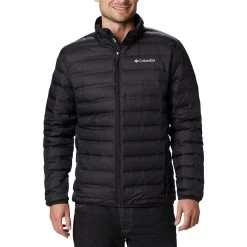 Daunenjacke Columbia Lake 22 Down Schwarz/weißes Logo