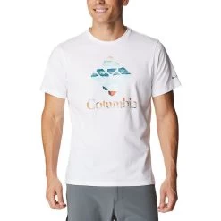 Columbia Rapid Ridge Graphic T-Shirt Weiß/Print Graphic T-Shirt Grün