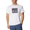 Columbia Rapid Ridge Graphic T-Shirt Weiß/Print Blau -Columbia Shop cl 1888811 107 001