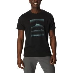 Columbia Rapid Ridge Graphic T-Shirt Tiefschwarz