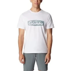 Columbia Rapid Ridge Graphic T-Shirt Schneeweiß