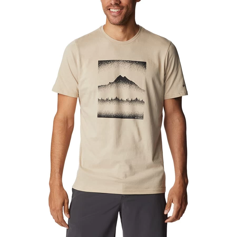 Columbia Rapid Ridge Graphic T-Shirt Hellbraun 3 Columbia Rapid Ridge Graphic T-Shirt Hellbraun